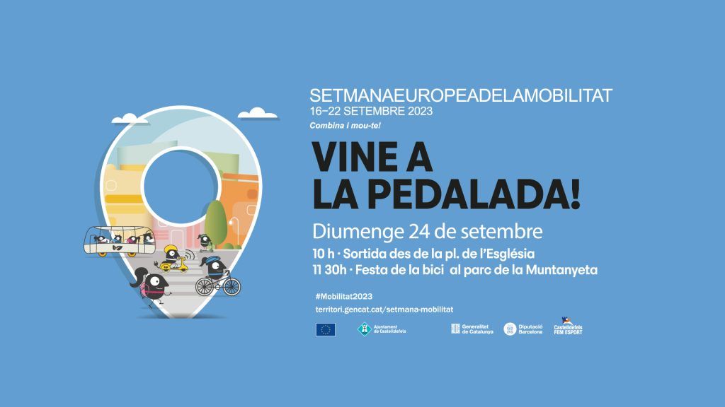 Pedalada popular a Castelldefels